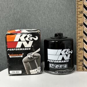 K&N KN-303 Performance Oil Filter Race Spec Wrench Off 17mm Nut Synthetic Ready